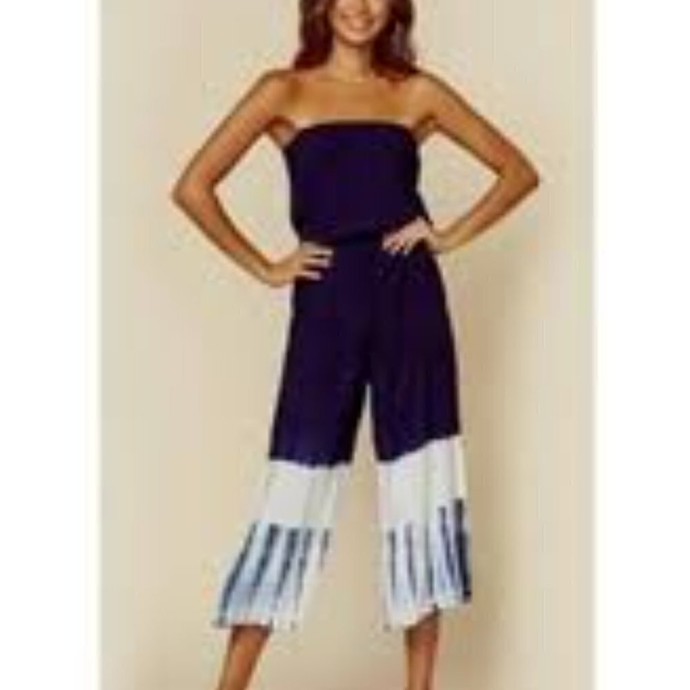 BLUE LIFE Bell Jumpsuit tie dye S NEW